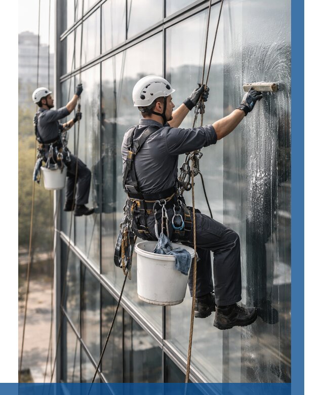 Мойка сплошного остекления в Белой Калитве, заказать от 311 р.| ВЫСОТНИК-Бкл