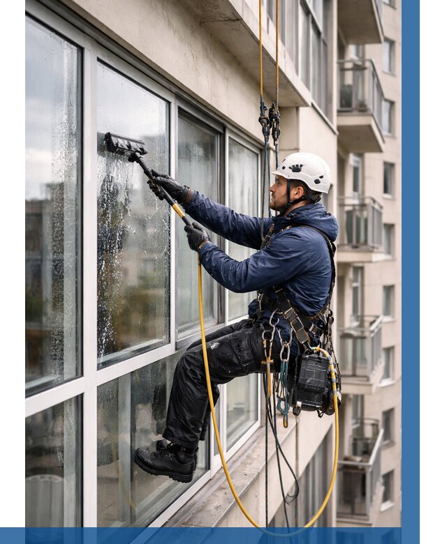 Мойка балконного остекления в Белой Калитве от 3630 р. | ВЫСОТНИК-Бкл