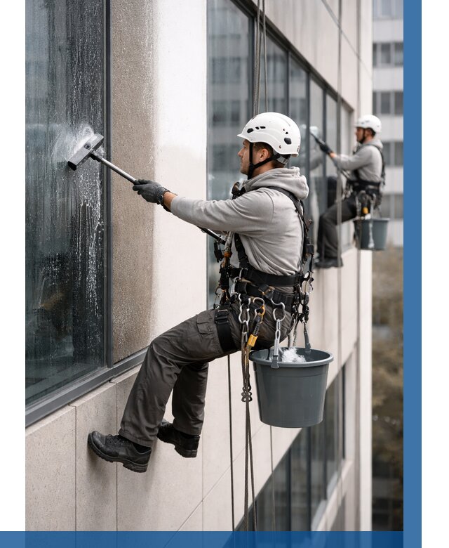 Мойка фасадов зданий в Белой Калитве под ключ от 363 р. | ВЫСОТНИК-Бкл