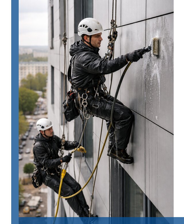 Профессиональная мойка фасада из композита в Белой Калитве