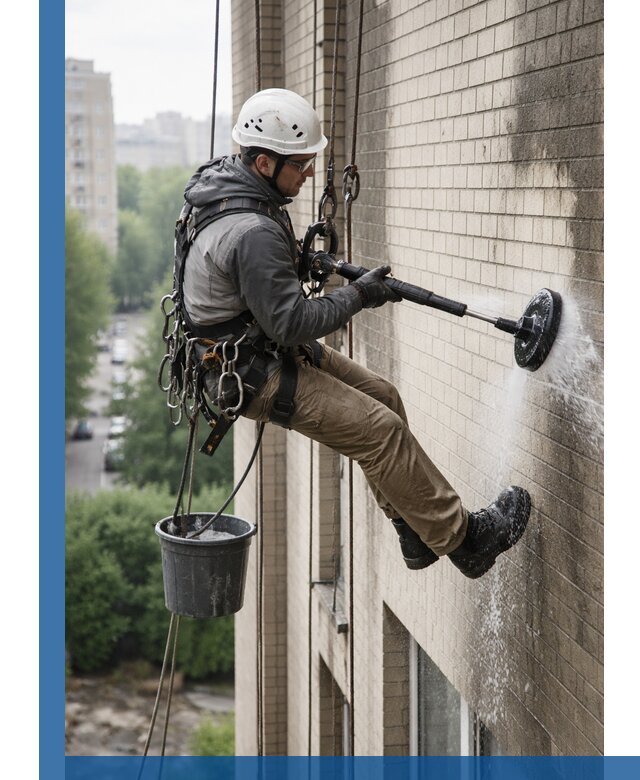 Очистка фасада от копоти в Белой Калитве профессионально и безопасно