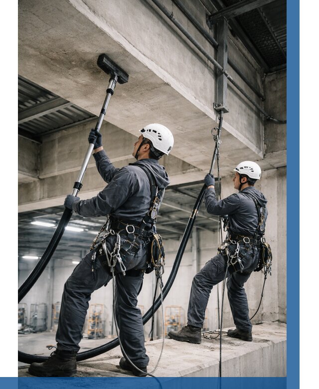 Обеспыливание потолочных конструкций в Белой Калитве от 259 р. |ВЫСОТНИК-Бкл