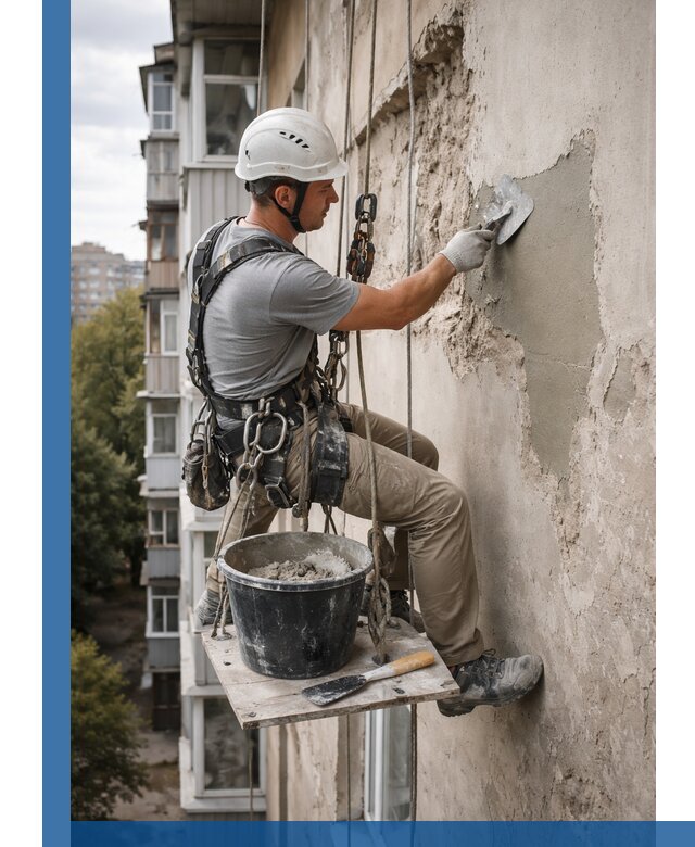 Восстановление фасадной штукатурки в Белой Калитве с гарантией качества
