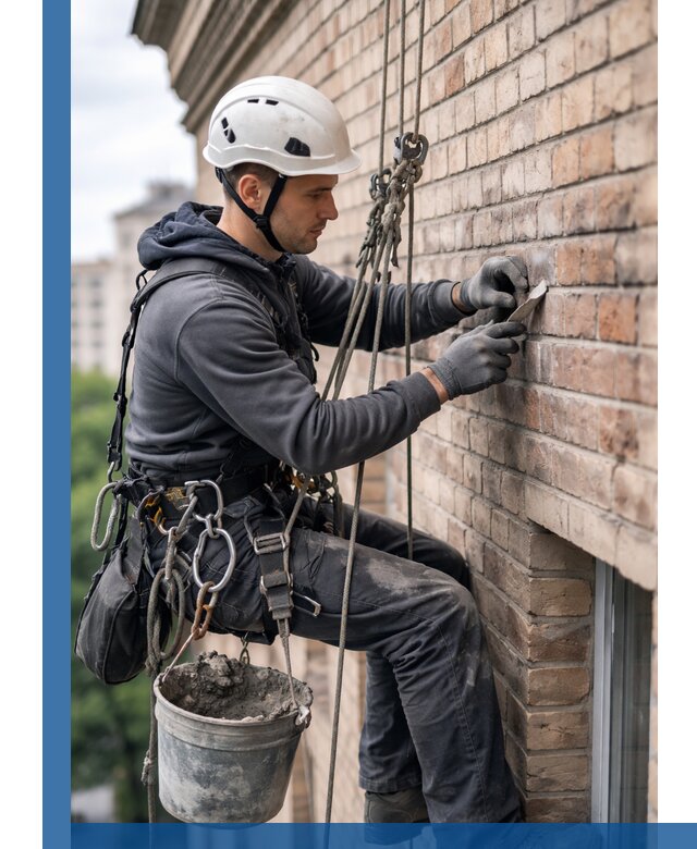 Качественный ремонт кирпичной кладки фасада в Белой Калитве с гарантией