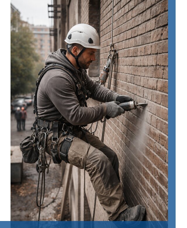 Расшивка кирпичных швов в Белой Калитве от 622 р. | ВЫСОТНИК-Бкл