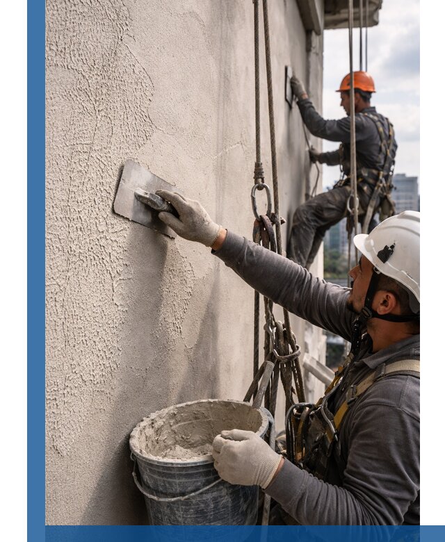 Декоративная штукатурка фасада с утеплением и защитой в Белой Калитве