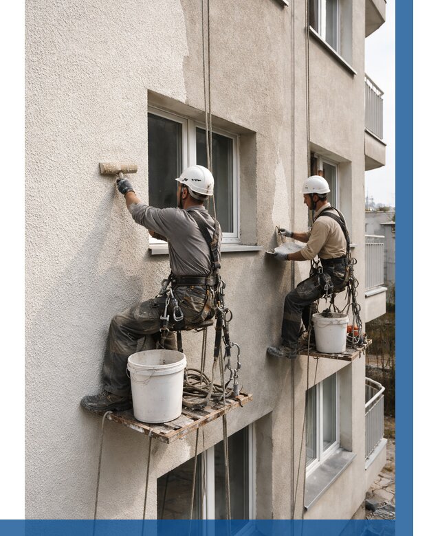 Нанесение короеда на фасад в Белой Калитве от 467 р. | ВЫСОТНИК-Бкл