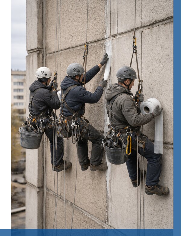 Ремонт межпанельных швов в Белой Калитве от 778 р. | ВЫСОТНИК-Бкл