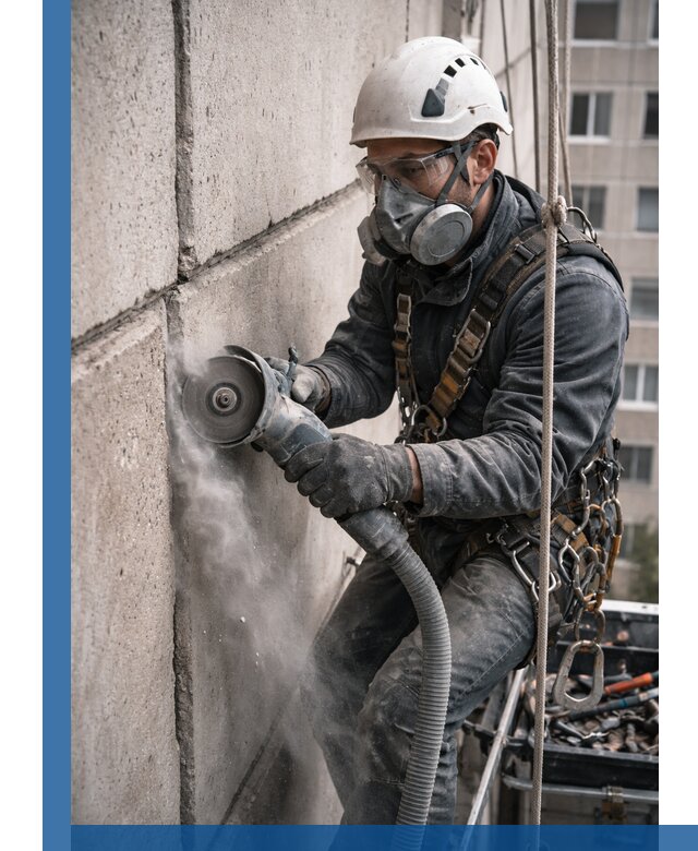 Штробление межпанельных швов в Белой Калитве качественно и быстро