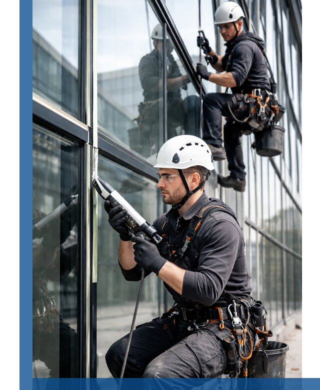 Герметизация витражных швов в Белой Калитве для зданий и фасадов