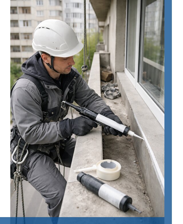 Герметизация швов лоджии в Белой Калитве от 4667 р. | ВЫСОТНИК-Бкл