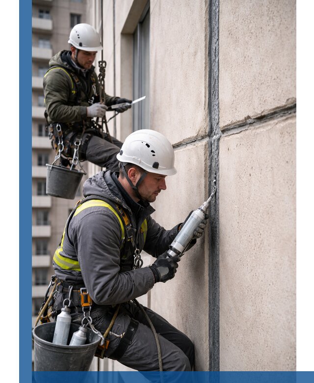 Герметизация деформационных швов фасада в Белой Калитве качественно