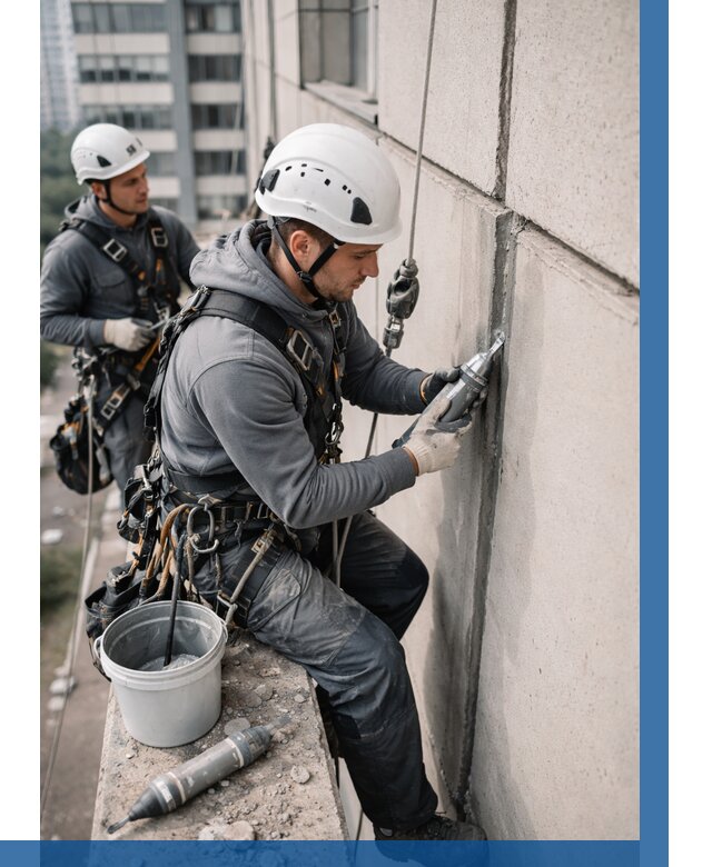 Ремонт деформационных швов здания в Белой Калитве от 1037 р. | ВЫСОТНИК-Бкл