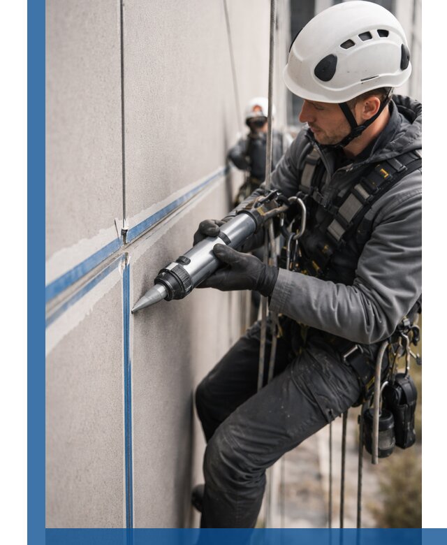 Герметизация стыков фасадных панелей в Белой Калитве качественно и быстро