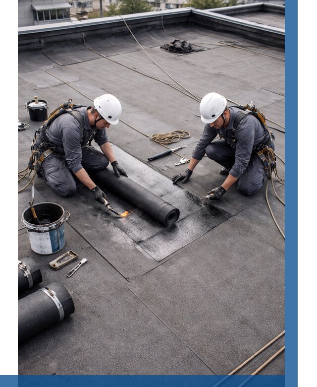 Ремонт мягкой кровли под ключ в Белой Калитве от 726 р. | ВЫСОТНИК-Бкл