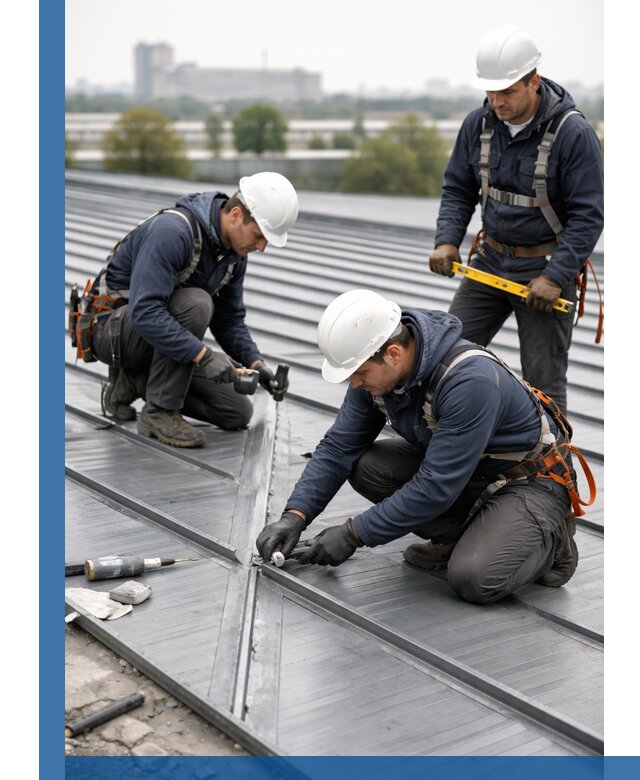 Ремонт фальцевой кровли в Белой Калитве срочно и качественно