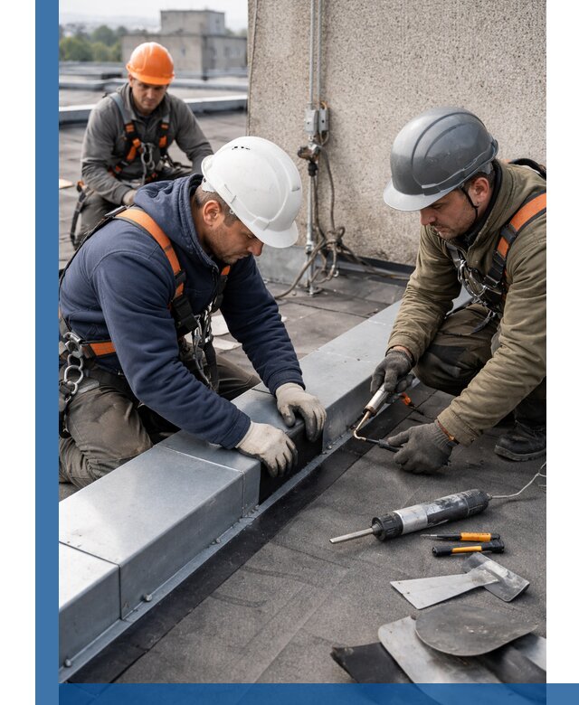 Ремонт кровельных примыканий в Белой Калитве профессионально