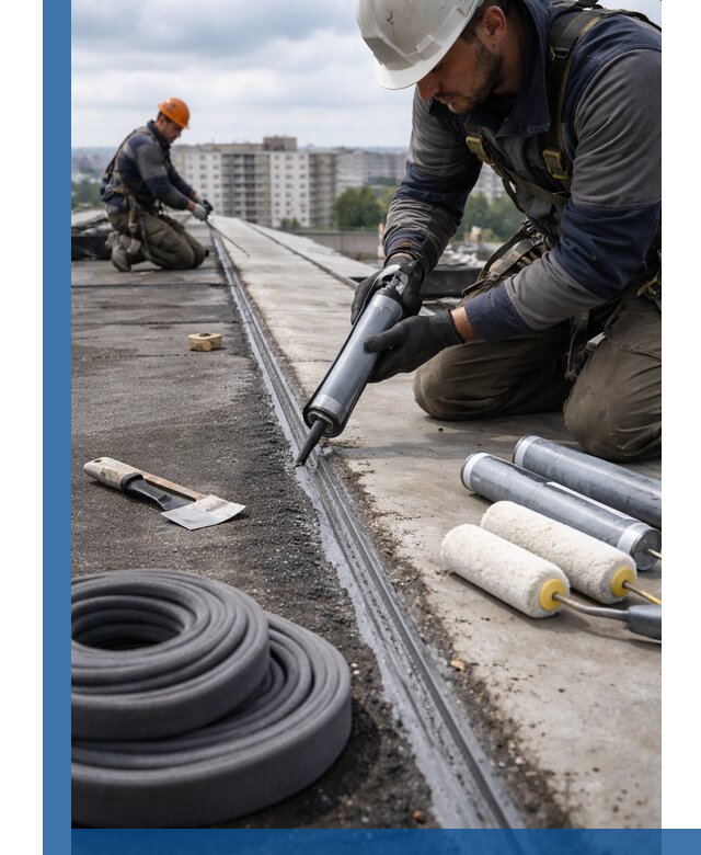 Герметизация швов кровли в Белой Калитве с гарантией герметичности