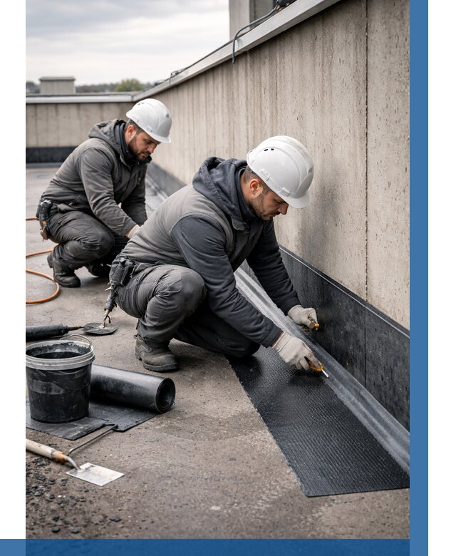 Гидроизоляция примыканий на кровле в Белой Калитве от 933 р. | ВЫСОТНИК-Бкл