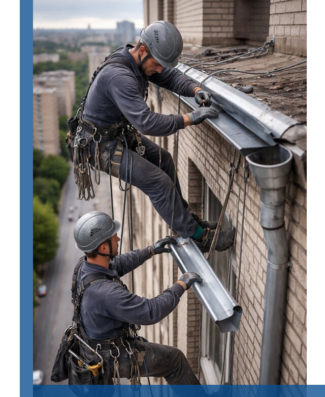 Ремонт водосточных желобов в Белой Калитве, быстро и качественно