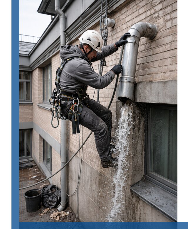 Профессиональная прочистка водосточных труб в Белой Калитве с гарантией