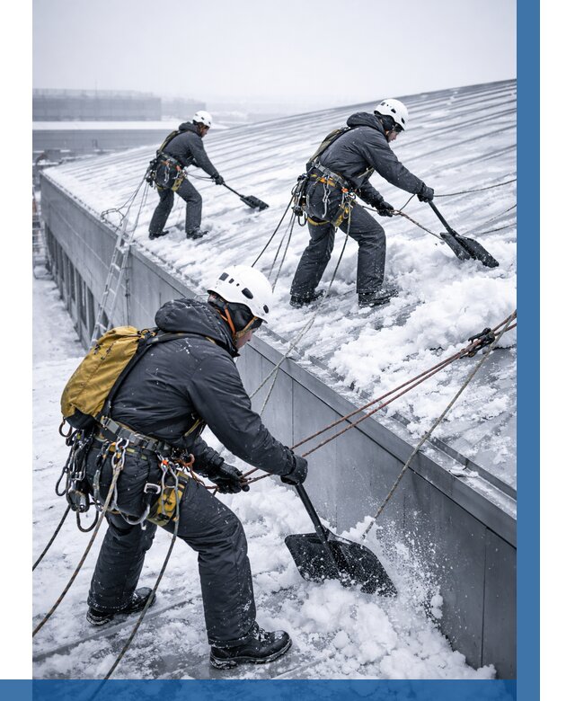 Очистка навесов от снега в Белой Калитве от 4667 р. | ВЫСОТНИК-Бкл