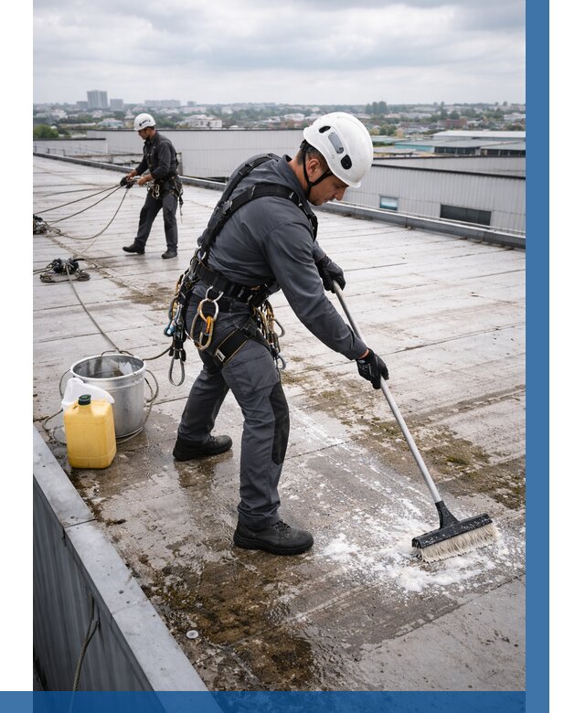 Очистка крыши по графику в Белой Калитве от 7778 р. | ВЫСОТНИК-Бкл