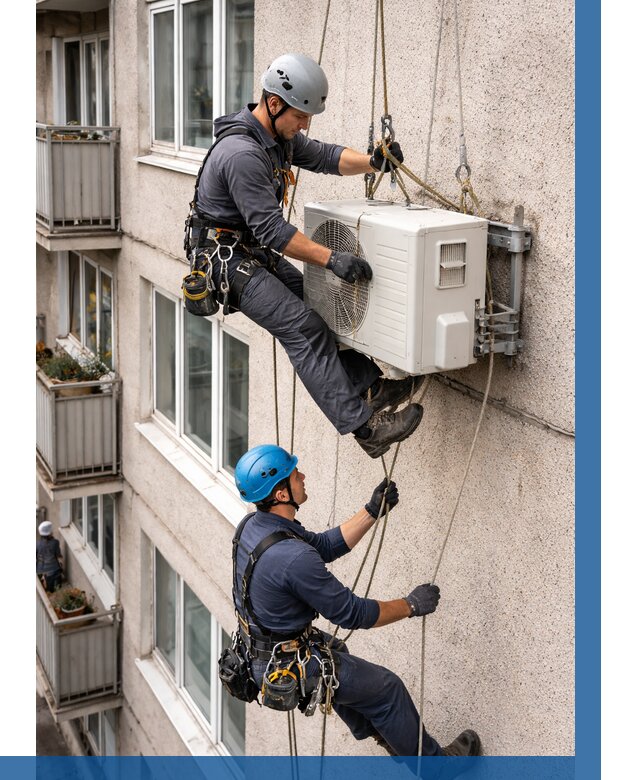 Перенос внешнего блока кондиционера в Белой Калитве от 9334 р.| ВЫСОТНИК-Бкл