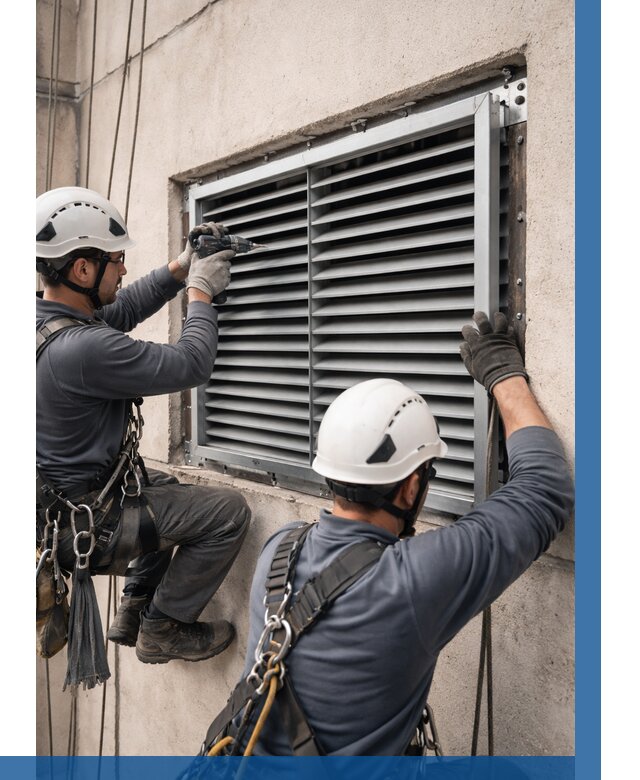 Монтаж вентиляционных решеток в Белой Калитве от 4667 р. | ВЫСОТНИК-Бкл