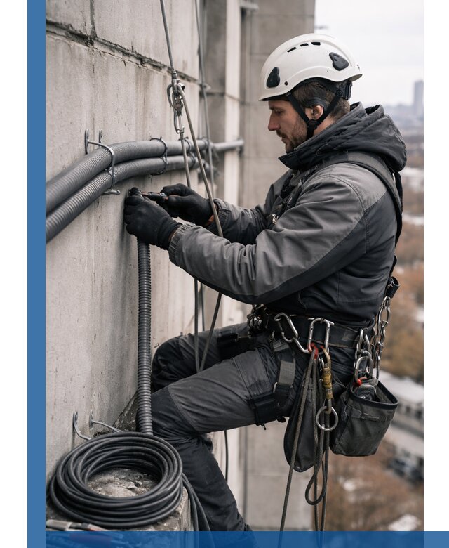 Профессиональный монтаж гофры для кабеля в Белой Калитве с гарантией