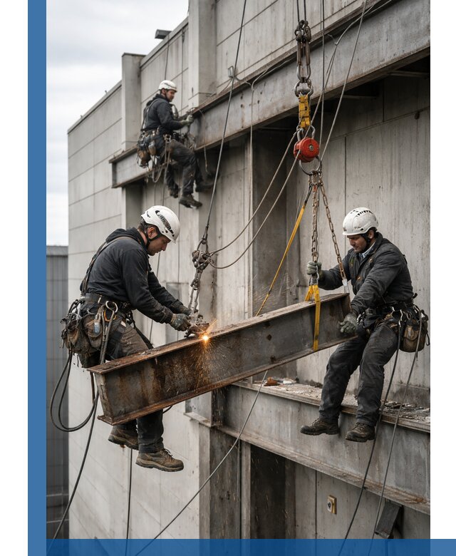 Демонтаж металлоконструкций на высоте в Белой Калитве под ключ