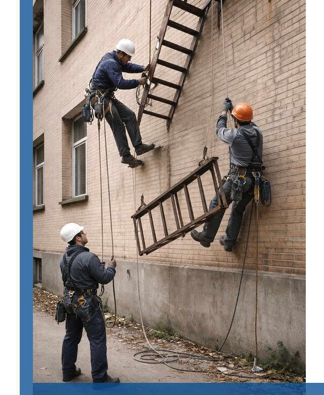 Демонтаж пожарной лестницы в Белой Калитве быстро и безопасно