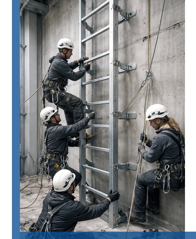 Монтаж металлических лестниц в Белой Калитве под ключ со гарантией
