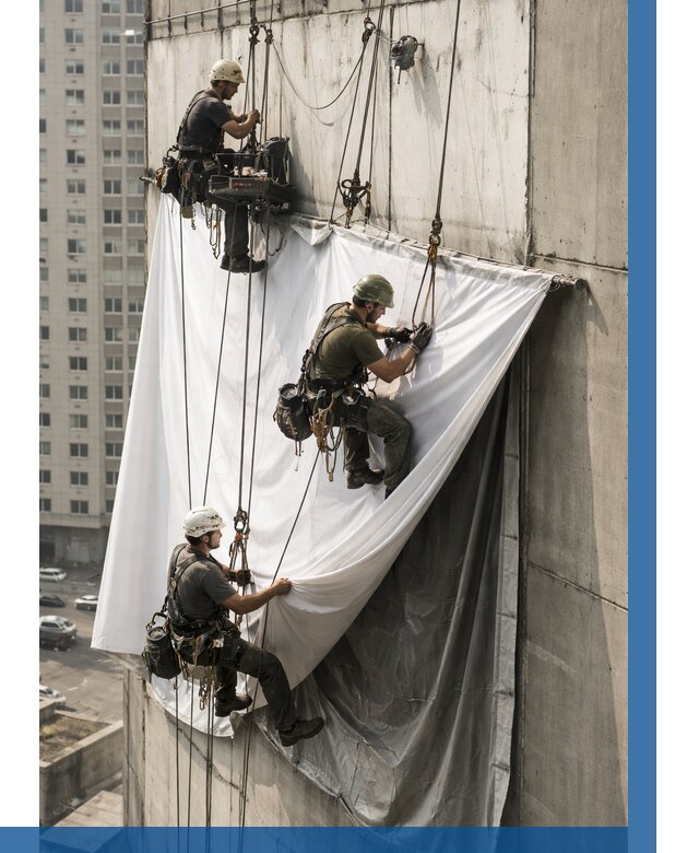Замена баннерного полотна в Белой Калитве от 6741 р. | ВЫСОТНИК-Бкл—заказать