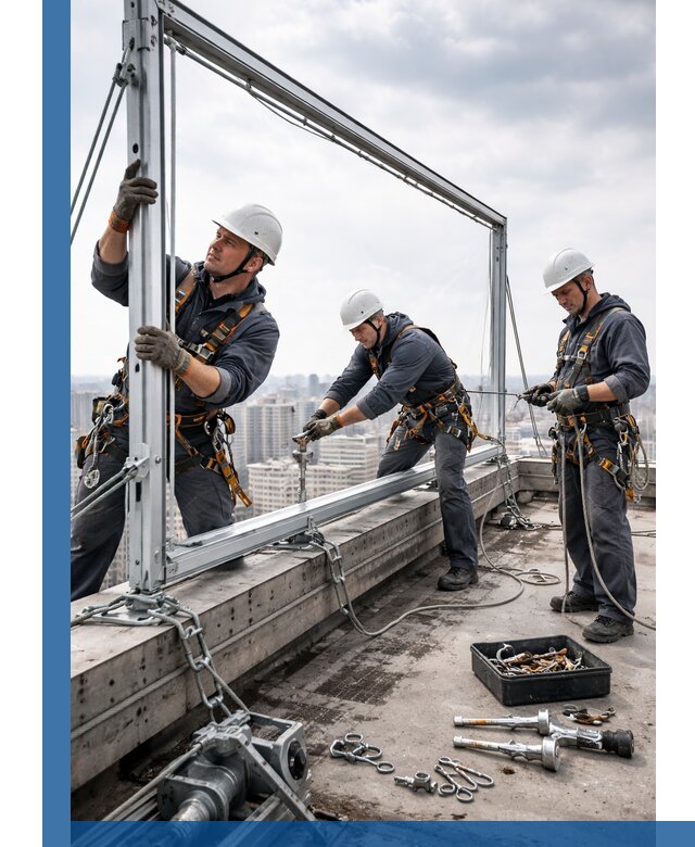 Монтаж крышных рекламных конструкций под ключ в Белой Калитве