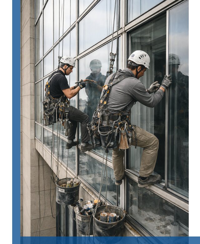 Ремонт витражных конструкций и фасадного остекления в Белой Калитве