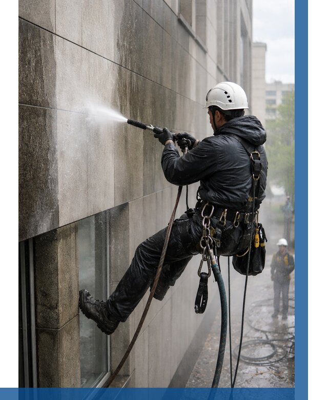 Гидроструйная очистка поверхностей в Белой Калитве от 882 р. | ВЫСОТНИК-Бкл