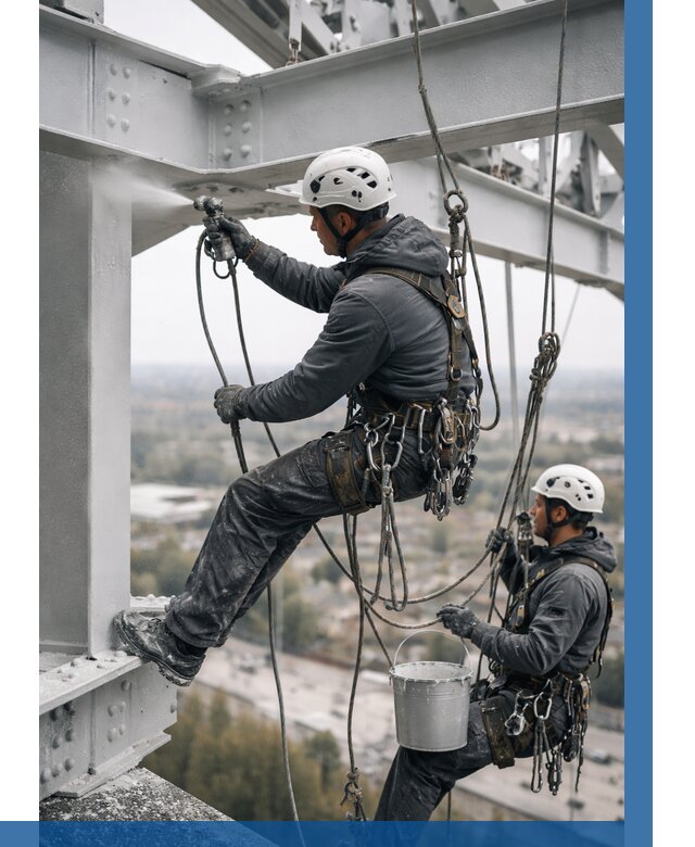 Покраска металлоконструкций на высоте в Белой Калитве 363 р |ВЫСОТНИК-Бкл