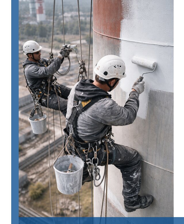 Покраска дымовых труб в Белой Калитве: антикоррозийная защита и восстановление