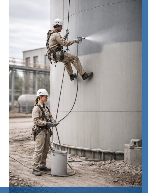 Покраска резервуаров в Белой Калитве от 1245 р. | ВЫСОТНИК-Бкл — заказать