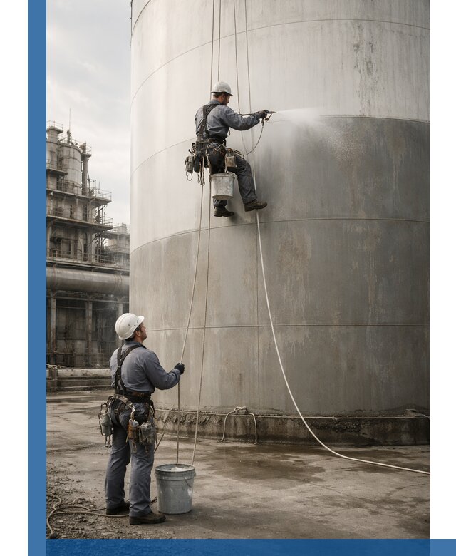 Покраска стальных резервуаров и емкостей в Белой Калитве профессионально