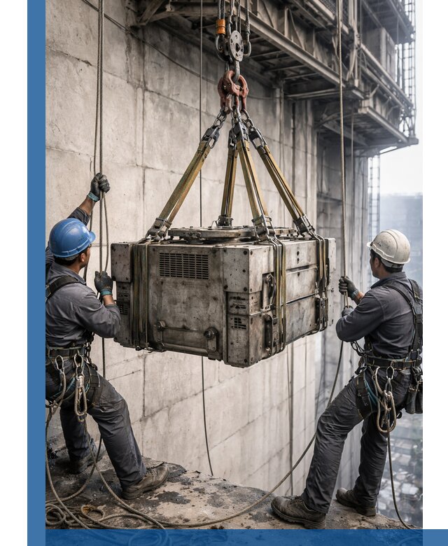 Такелажные работы на высоте, подъем и монтаж грузов в Белой Калитве