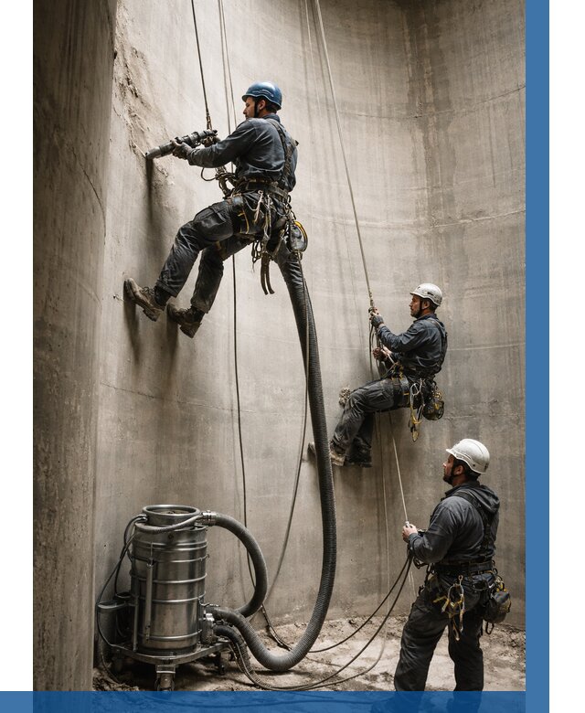 Зачистка силосов в Белой Калитве от 4667 р. Договор и смета ВЫСОТНИК-Бкл