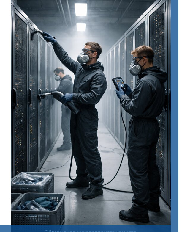 Обеспыливание серверной комнаты в Белой Калитве от 4667 р. | ВЫСОТНИК-Бкл