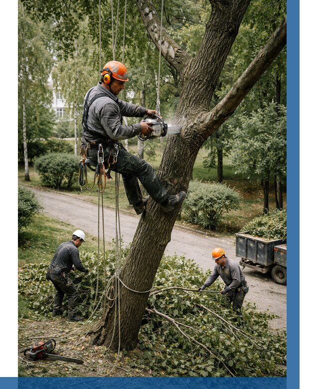 Кронирование деревьев в Белой Калитве от 6741 р. | ВЫСОТНИК-Бкл