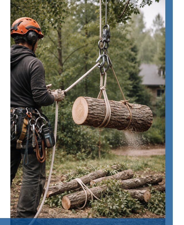 Валка деревьев частями в Белой Калитве от 7778 р. | ВЫСОТНИК-Бкл