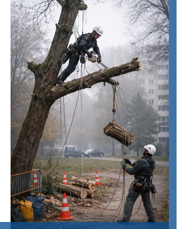 Удаление аварийных деревьев в Белой Калитве от 15557 р. | ВЫСОТНИК-Бкл