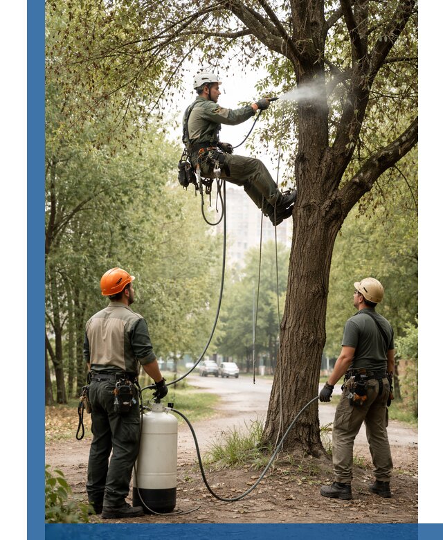 Обработка деревьев от вредителей в Белой Калитве профессиональная защита