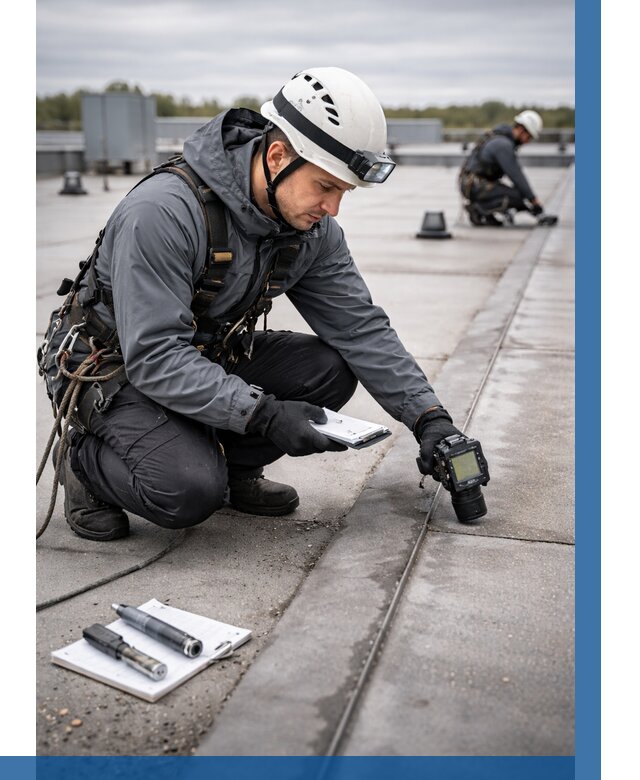 Обследование кровли на протечки в Белой Калитве от 4667 р. | ВЫСОТНИК-Бкл