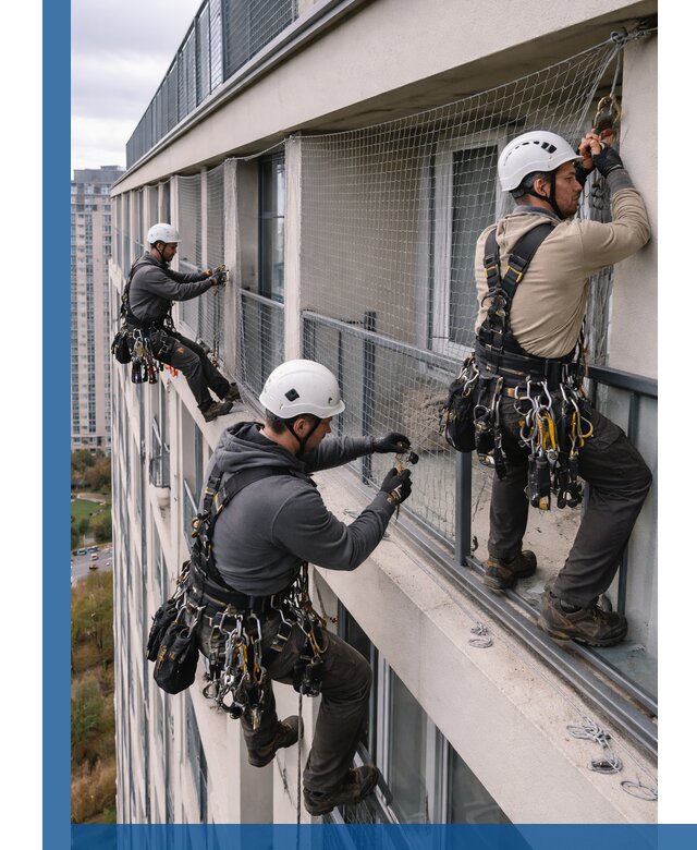 Профессиональный монтаж защитной сетки от птиц в Белой Калитве